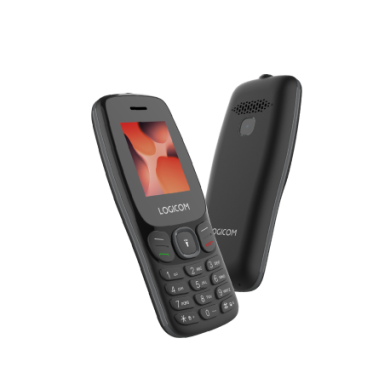 TÉLÉPHONE MOBILE LOGICOM POSH 405 - 4G - 1,77" - 48 Mo / 128 Mo - 1 000 MAH - NOIR