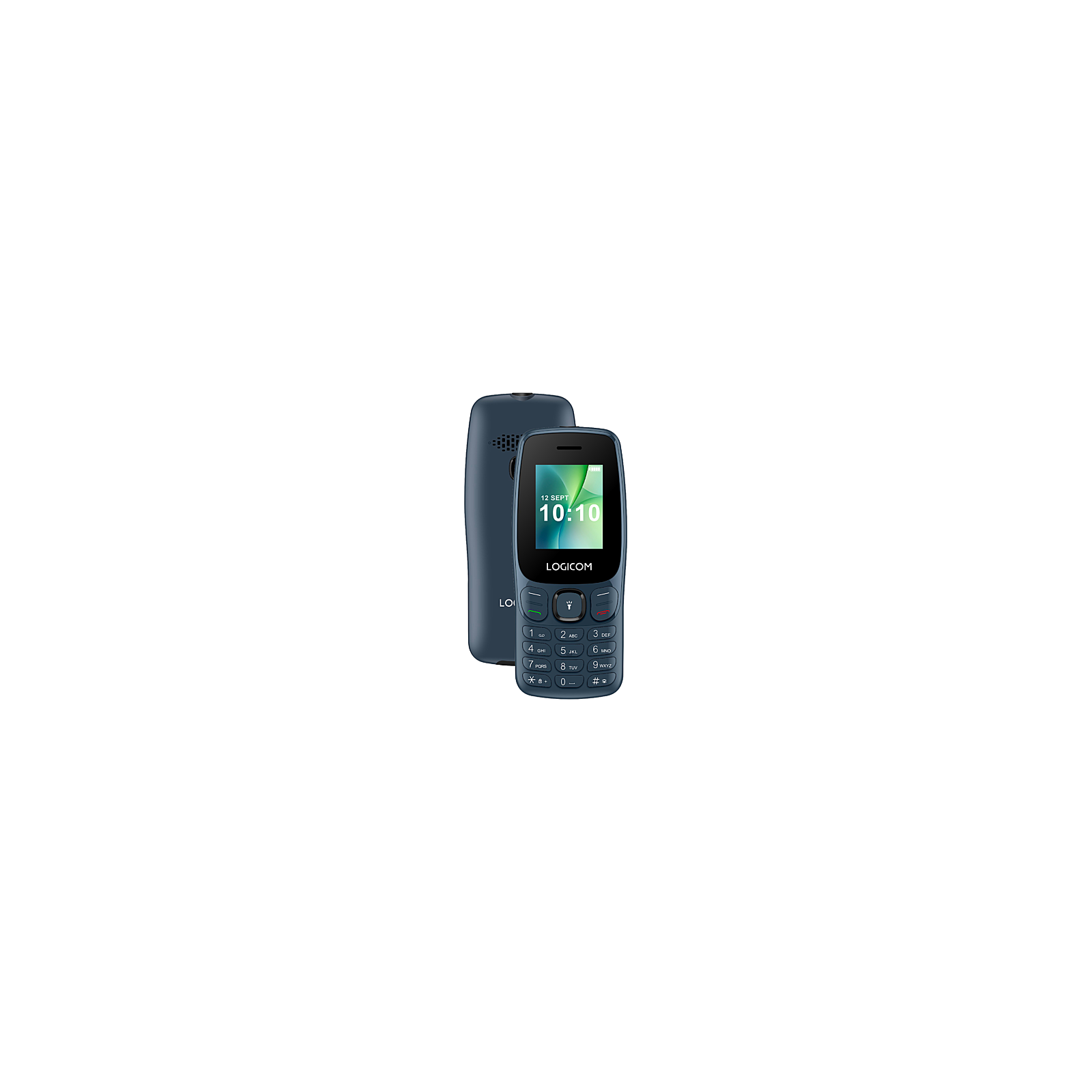 TÉLÉPHONE MOBILE LOGICOM POSH 405 - 4G - 1,77" - 48 Mo / 128 Mo - 1 000 MAH - BLEU