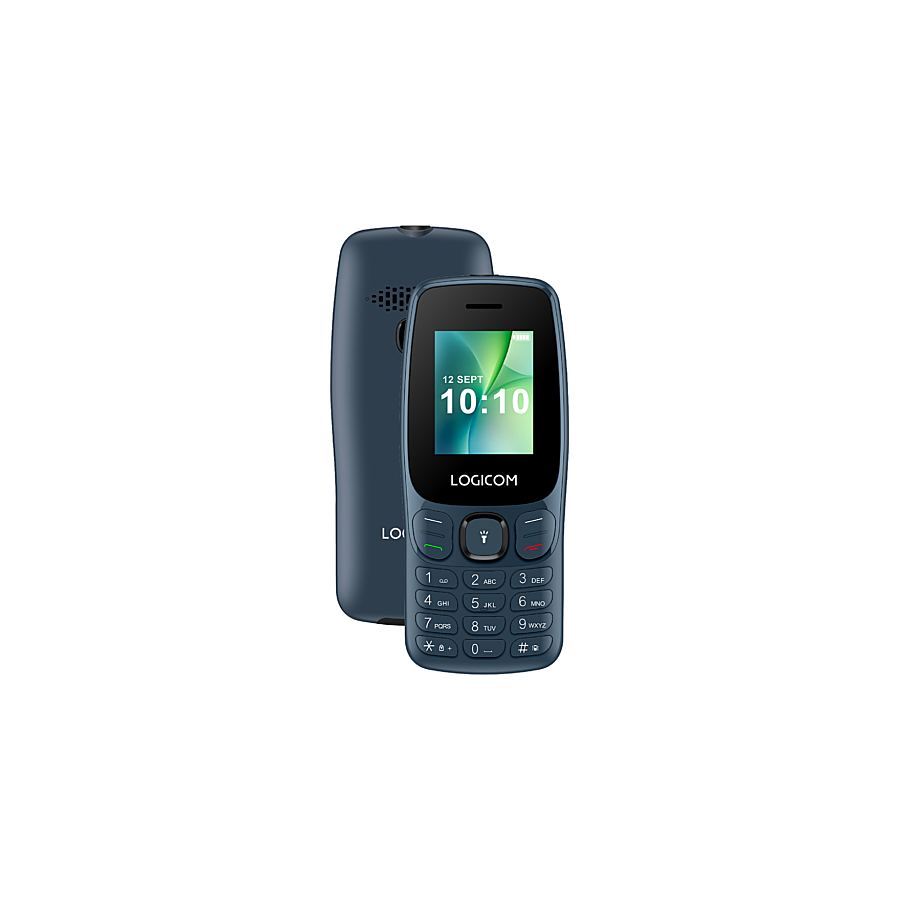 TÉLÉPHONE MOBILE LOGICOM POSH 405 - 4G - 1,77" - 48 Mo / 128 Mo - 1 000 MAH - BLEU