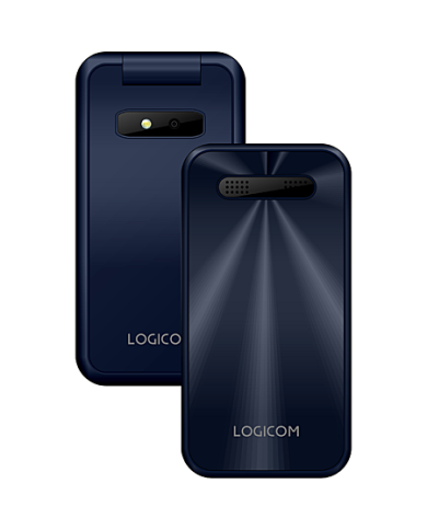 TÉLÉPHONE MOBILE LOGICOM FLEEP 460 - 4G - 1,77" - 48 Mo / 128 Mo - 1 000 MAH - BLEU
