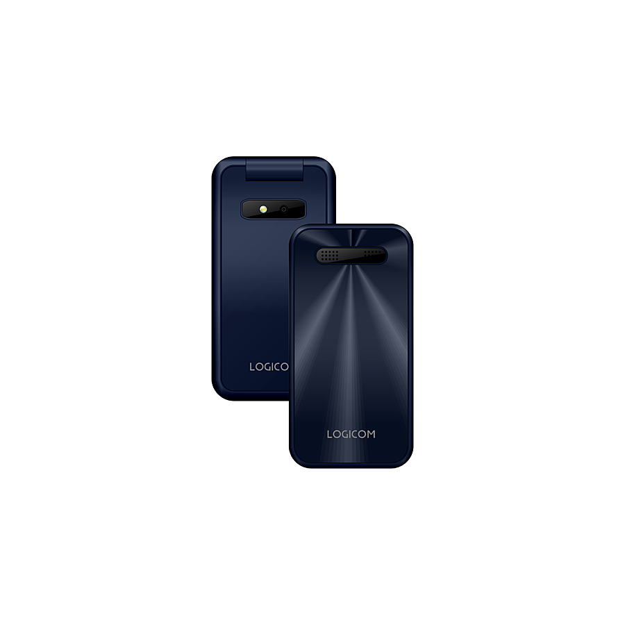TÉLÉPHONE MOBILE LOGICOM FLEEP 460 - 4G - 1,77" - 48 Mo / 128 Mo - 1 000 MAH - BLEU