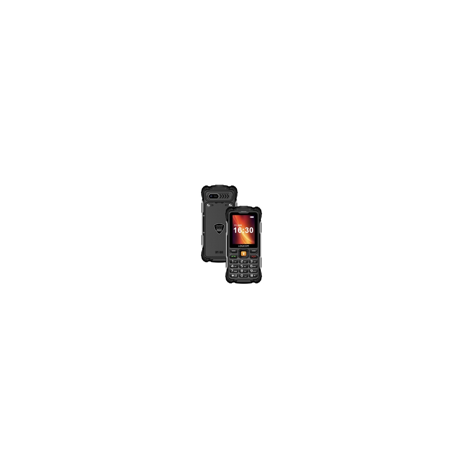 TÉLÉPHONE MOBILE LOGICOM XTREM 60 - 2,4" - 64 Mo / 128 Mo - 2 100 MAH - NOIR