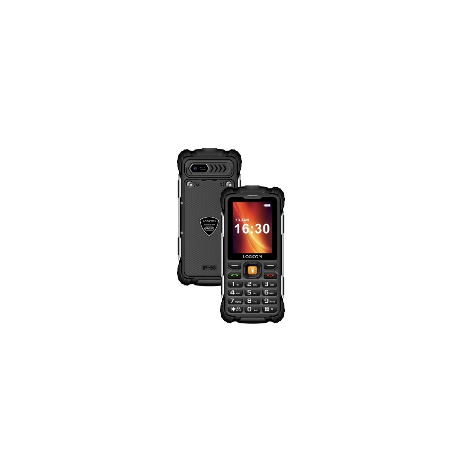 TÉLÉPHONE MOBILE LOGICOM XTREM 60 - 2,4" - 64 Mo / 128 Mo - 2 100 MAH - NOIR