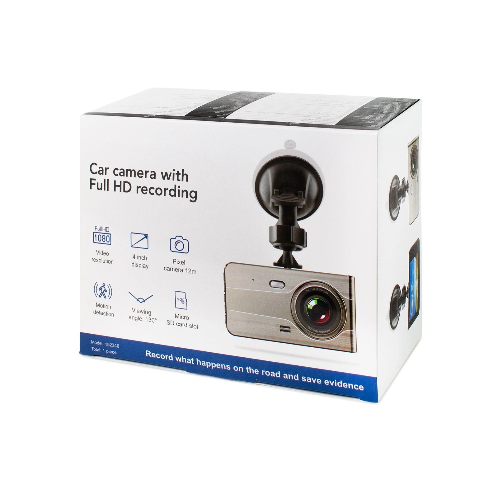 CAMÉRA DE RECUL DASHCAM DVR979G FULL HD G-SENSOR LCD BEIGE