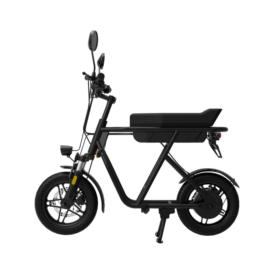 VÉHICULE HOMOLOGUÉ L1E-B LOGICOM WIMOB SCOOT - 350W - AUTONOMIE 40 KM - BATTERIE 36V 13 AH - NOIR