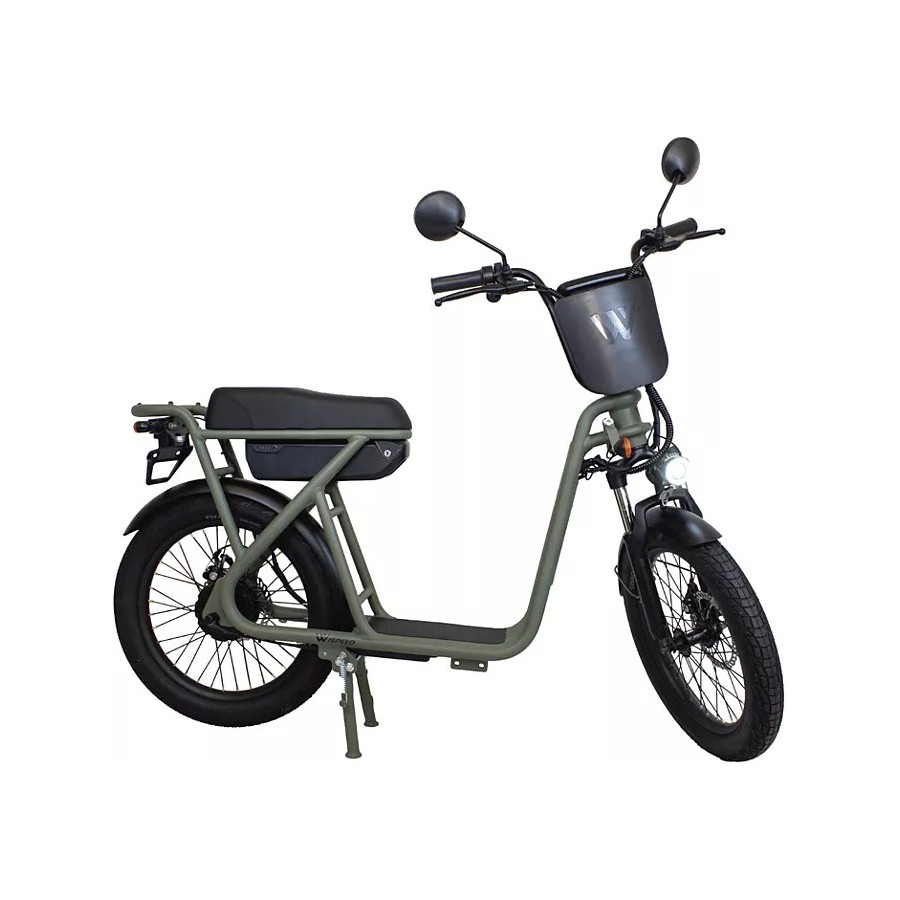 VÉHICULE ÉLECTRIQUE LOGICOM WIMOB PLUS - 250W - AUTONOMIE 45 KM - BATTERIE 36V 14 AH - KAKI