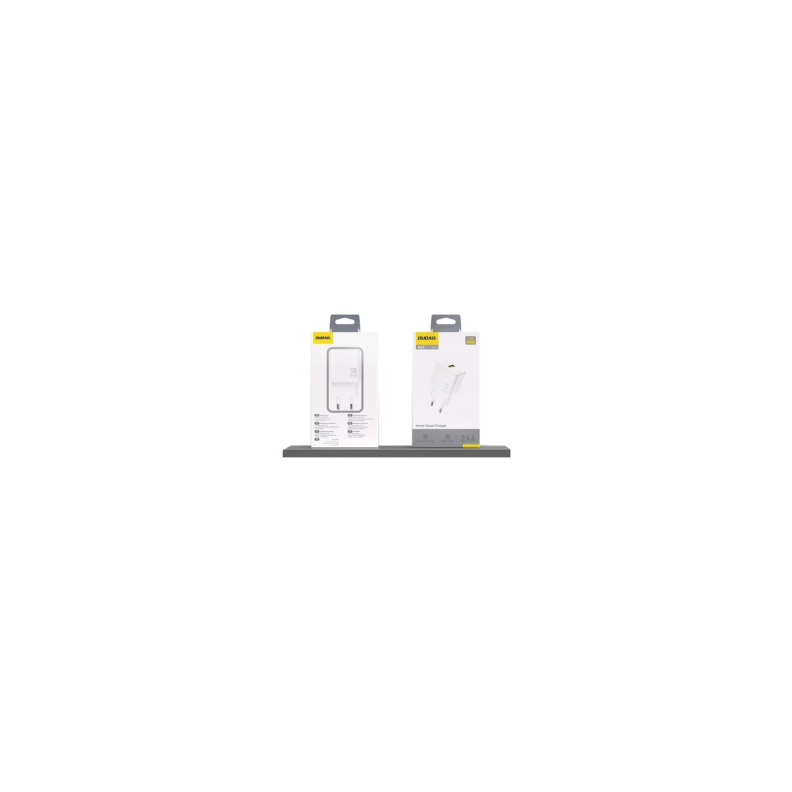 CHARGEUR SECTEUR USB-A DUDAO A23 2.4A BLANC