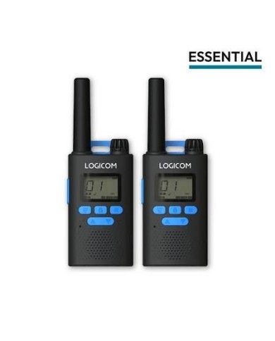 TALKIE-WALKIE LOGICOM ESSENTIAL - PORTÉE 10 KM - BATTERIE LITHIUM 1000 MAH