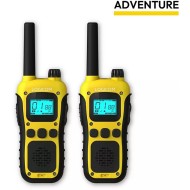 TALKIE-WALKIE LOGICOM ADVENTURE JAUNE - PORTÉE 10 KM - BATTERIE 1000 MAH