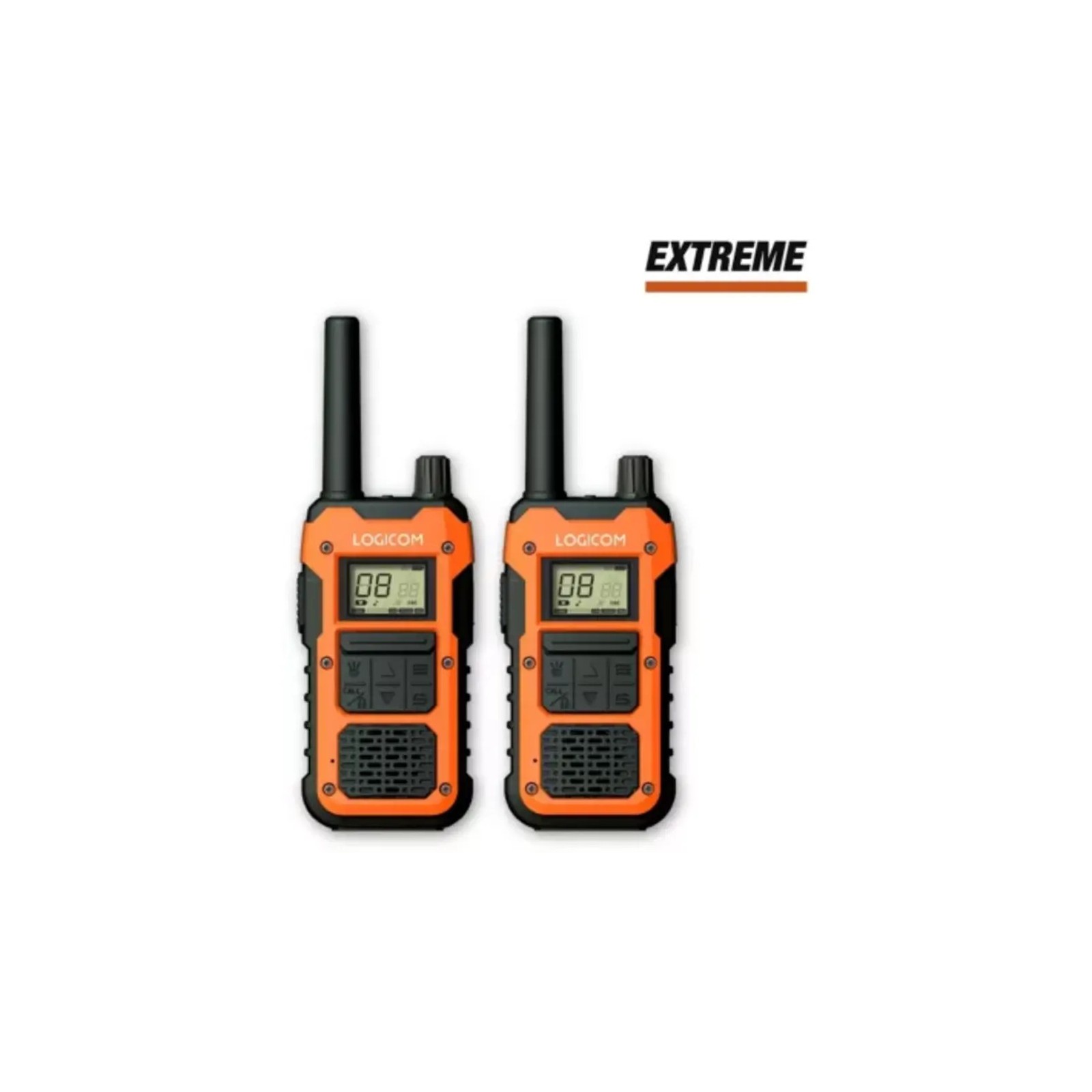 TALKIE-WALKIE LOGICOM EXTREME - PORTÉE 10 KM - BATTERIE 2000 MAH