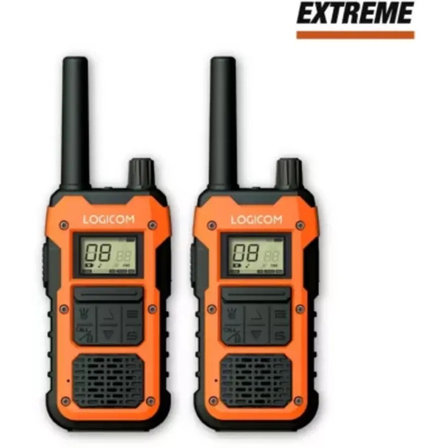 TALKIE-WALKIE LOGICOM EXTREME - PORTÉE 10 KM - BATTERIE 2000 MAH