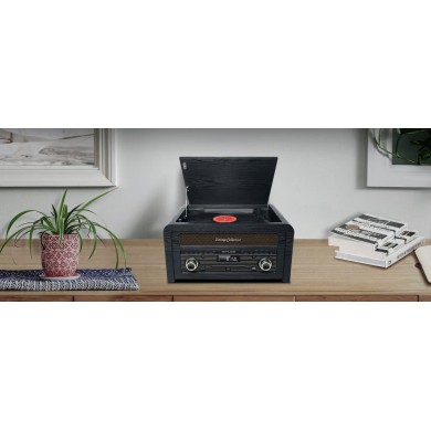 PLATINE VINYLE RÉTRO TOUT-EN-UN MUSE MT-115 W