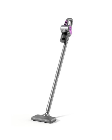 ASPIRATEUR BALAI VERTICAL 4-EN-1 AVEC BROSSE ANTI-ACARIENS - GRIS