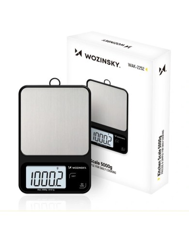 BALANCE DE CUISINE DE PRÉCISION WOZINSKY WAK-2252 - NOIR