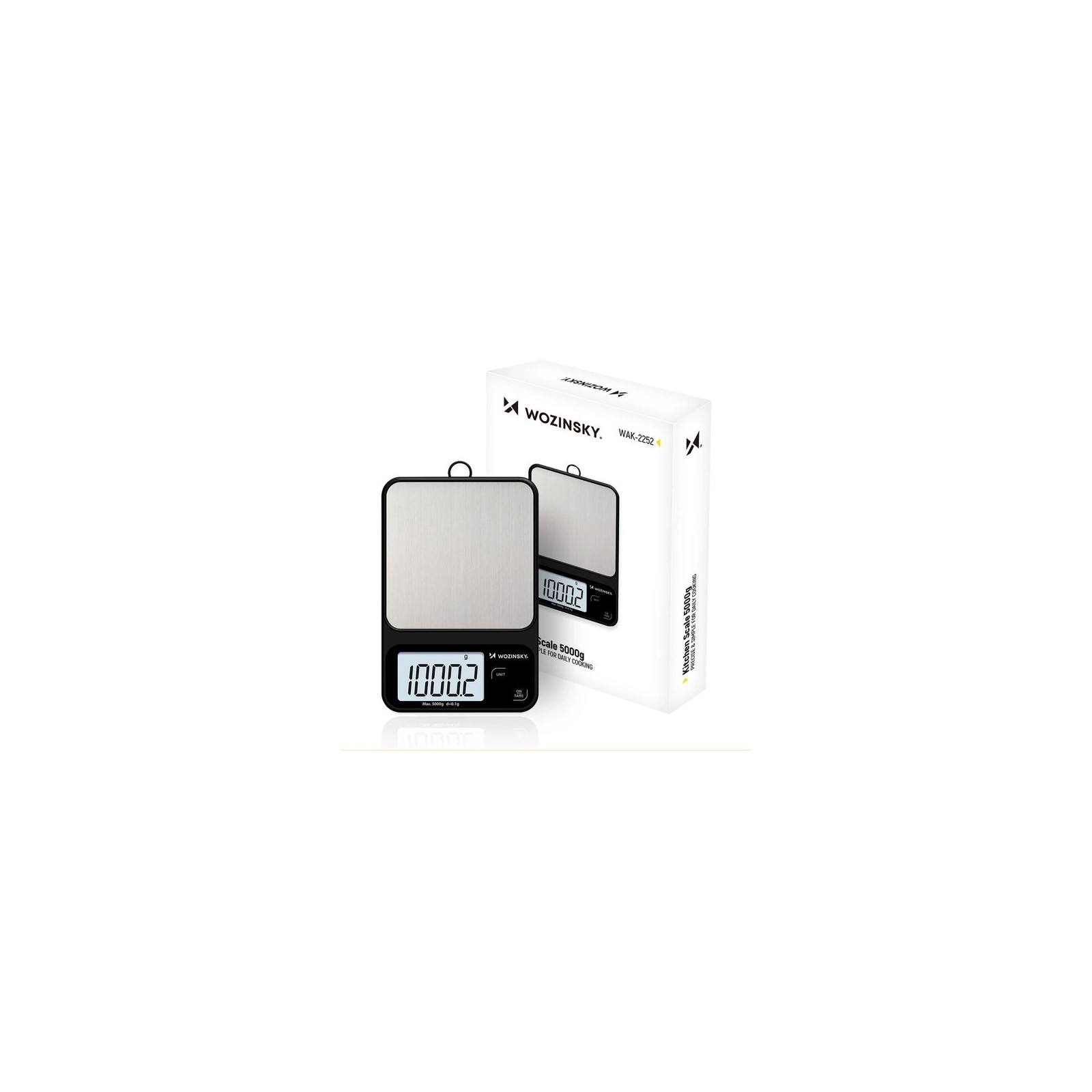 BALANCE DE CUISINE DE PRÉCISION WOZINSKY WAK-2252 - NOIR