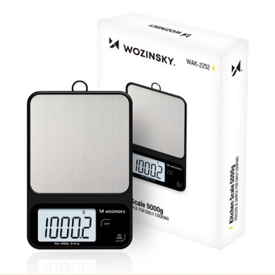 BALANCE DE CUISINE DE PRÉCISION WOZINSKY WAK-2252 - NOIR