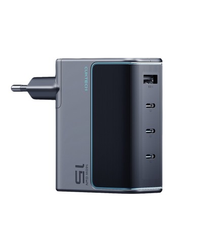 CHARGEUR MURAL GAN 140W CUKTECH AD1404UEU (3x USB-C / 1x USB-A) + CÂBLE - GRIS