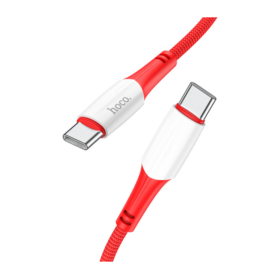 CÂBLE EN NYLON USB-C VERS C - HOCO X70 - PD 60W 1M ROUGE