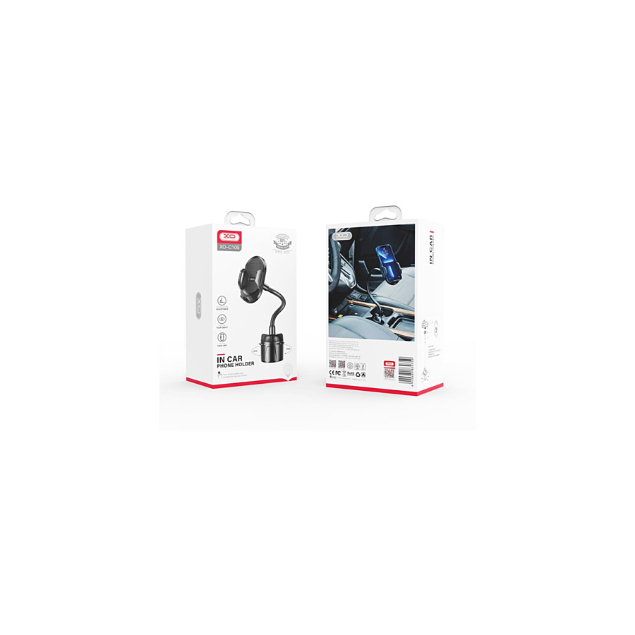 SUPPORT DE VOITURE UNIVERSEL POUR PORTE-GOBELET - NOIR