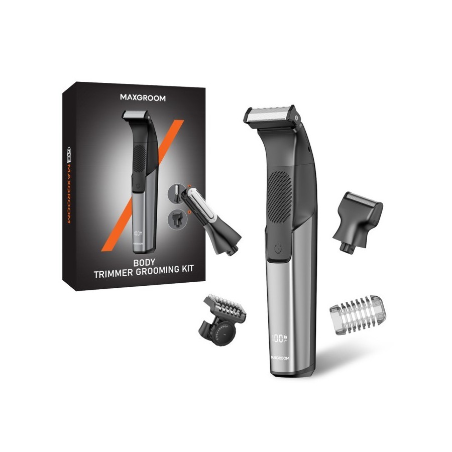 TONDEUSE MULTIFONCTION MAXGROOM JK-319 TETES INTERCHANGEABLES NOIR
