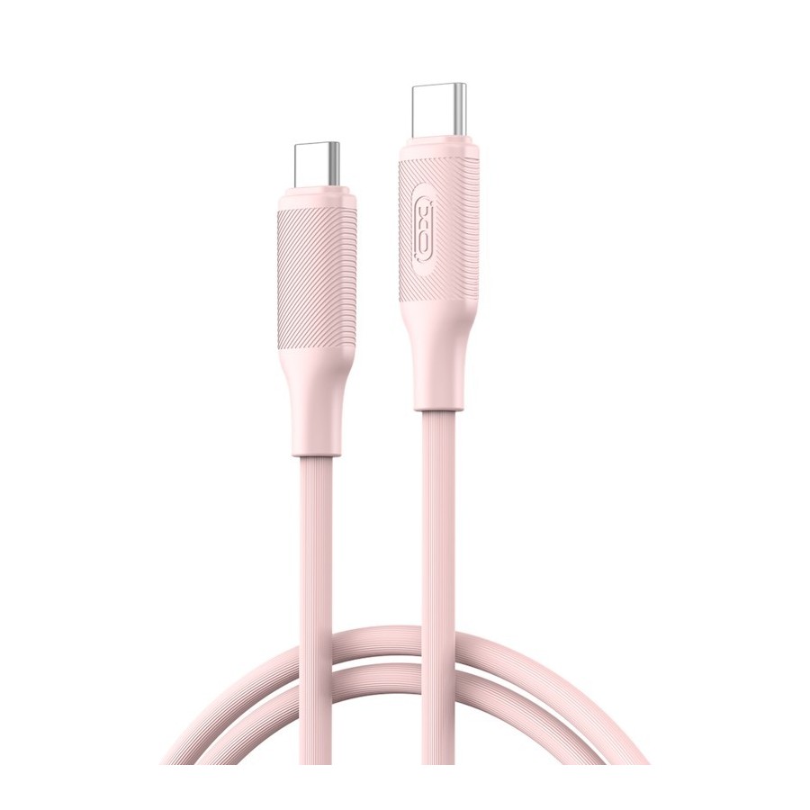 CÂBLE USB-C VERS USB-C PD XO-NB-Q265B (1,0 M - 60W) - ROSE