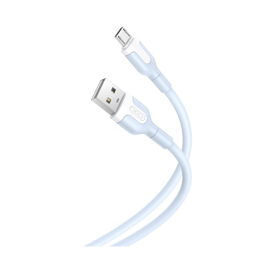 CÂBLE USB VERS MICRO-USB XO-NB212 (1,0 M - 2,1A) - BLEU