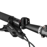 SONNETTE ELECTRONIQUE POUR VELO PUISSANTE 120 DB NOIRE