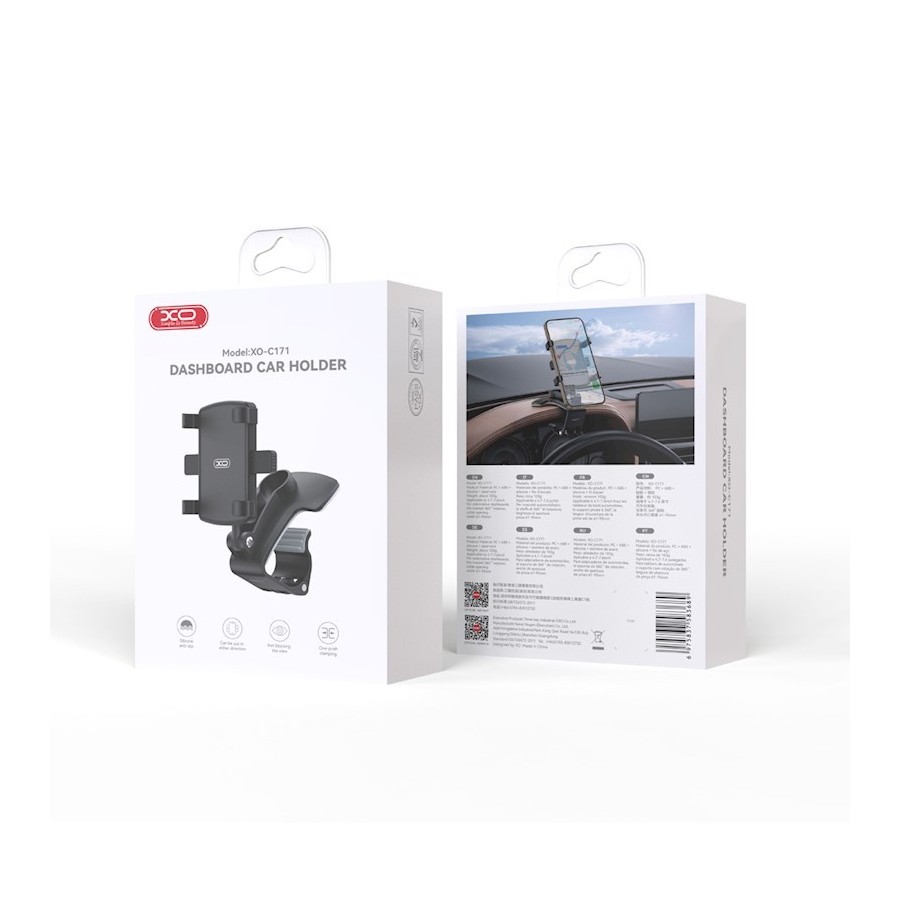 SUPPORT AUTO POUR TABLEAU DE BORD XO DESIGN C171 - NOIR