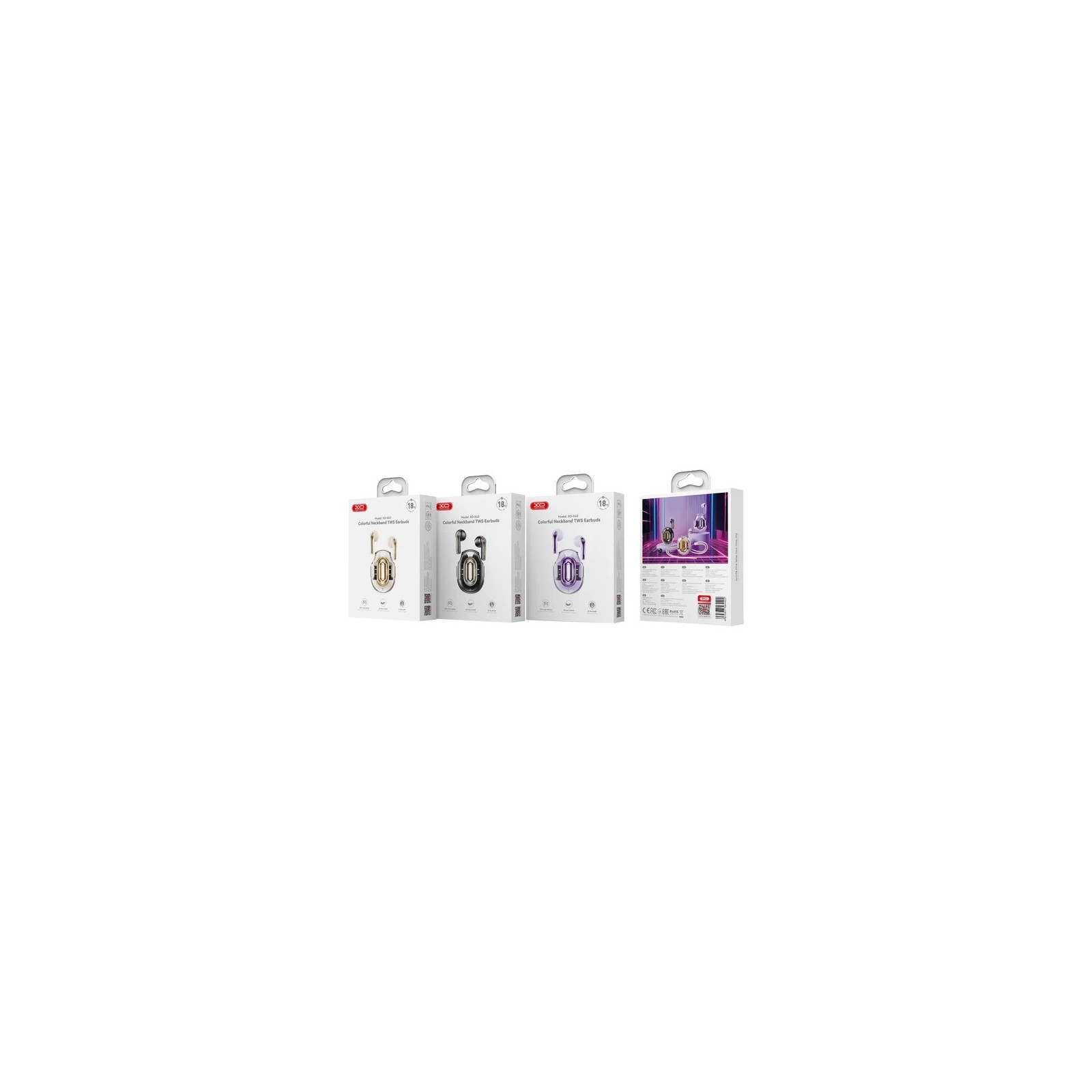 ÉCOUTEURS BLUETOOTH TWS XO-X43 - VIOLET