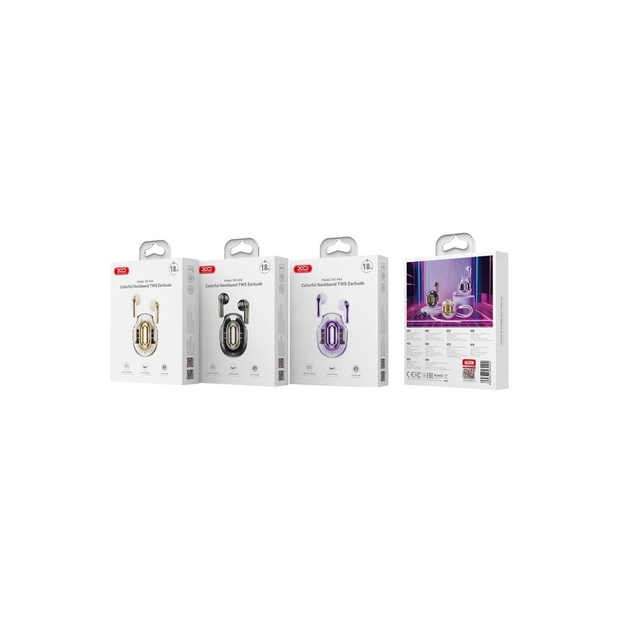 ÉCOUTEURS BLUETOOTH TWS XO-X43 - VIOLET