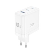 CHARGEUR MURAL RAPIDE XO-CE35 (PD 100W, 3 PORTS) - BLANC