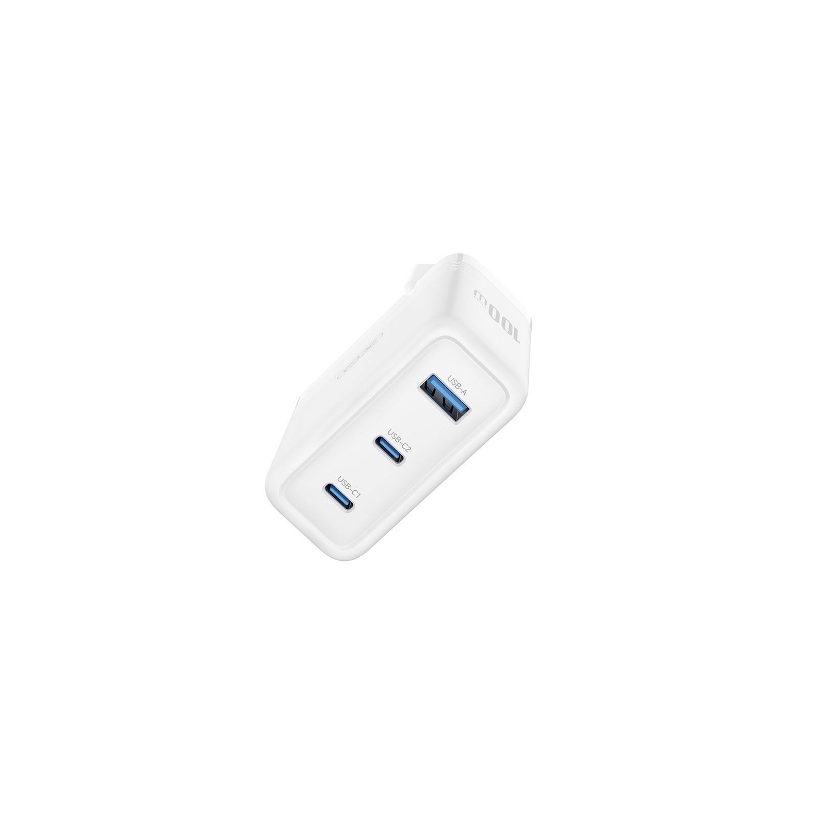 CHARGEUR MURAL RAPIDE XO-CE35 (PD 100W, 3 PORTS) - BLANC