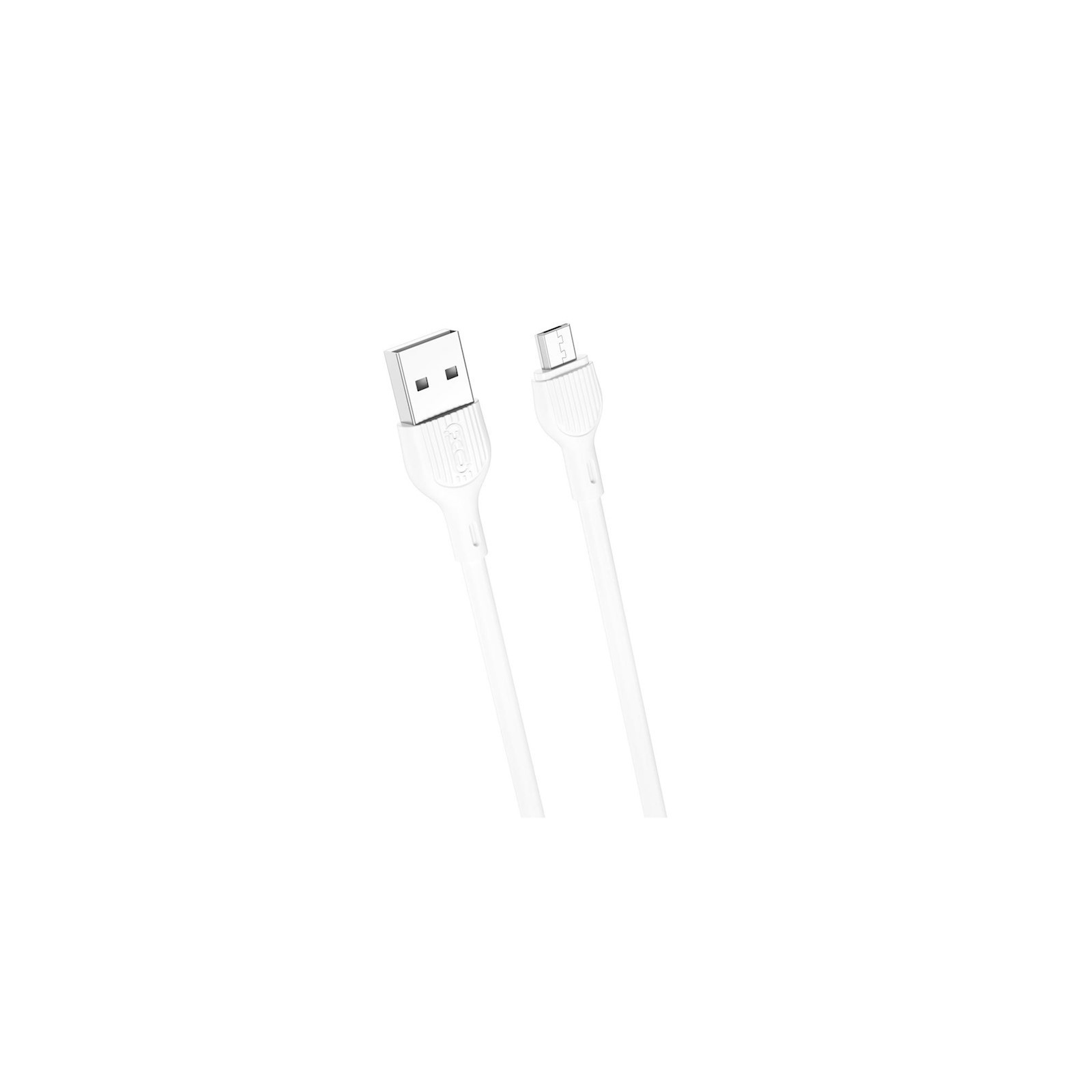 CÂBLE DE CHARGE & DATA USB VERS MICRO-USB XO-NB200 (1M, 2.1A) - BLANC