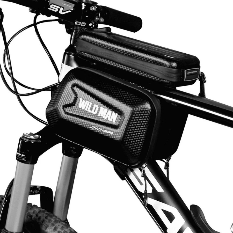 SACOCHE DE CADRE DE VÉLO TACTILE WILDMAN ES1L 1L