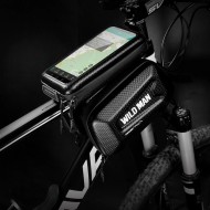 SACOCHE DE CADRE DE VÉLO TACTILE WILDMAN ES1L 1L