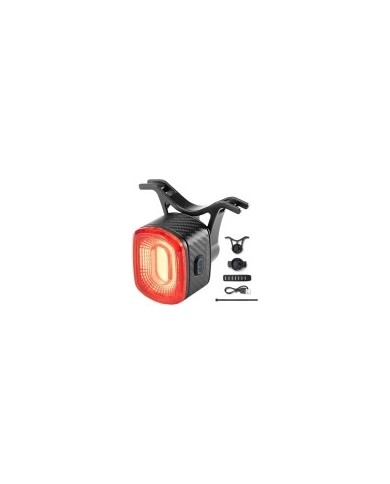 FEU ARRIÈRE DE VÉLO LED ROCKBROS Q2S AVEC SYSTÈME D'ARRÊT INTELLIGENT NOIR