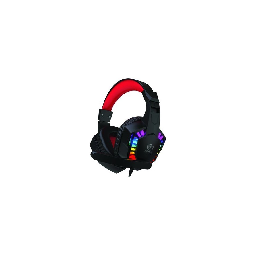CASQUE AUDIO FILAIRE AVEC MICROPHONE REBELTEC REVOL - NOIR