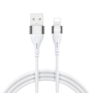 CÂBLE DE CHARGE & DATA USB VERS LIGHTNING BWOO MINIMALIST SILICONE X280L (1M, 3A) - BLANC