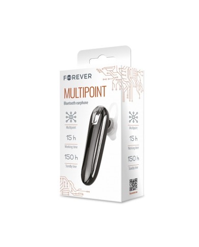 ÉCOUTEURS BLUETOOTH TWS FOREVER FBE-01 - NOIR