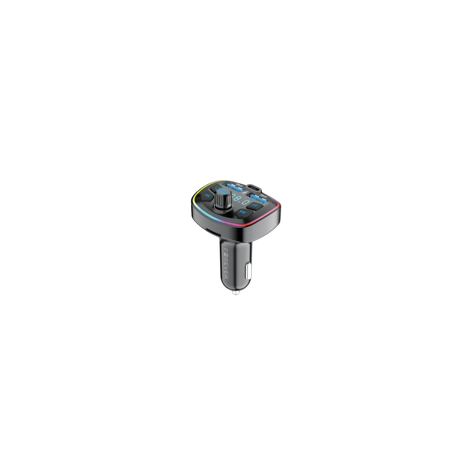 TRANSMETTEUR FM BLUETOOTH FOREVER (1x USB-C PD & 2x USB)