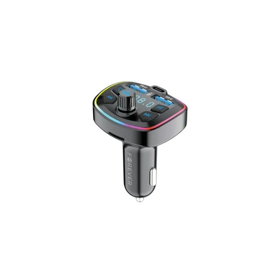 TRANSMETTEUR FM BLUETOOTH FOREVER (1x USB-C PD & 2x USB)