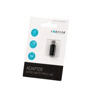 ADAPTATEUR / CONVERTISSEUR MICRO-USB VERS USB-C FOREVER - NOIR