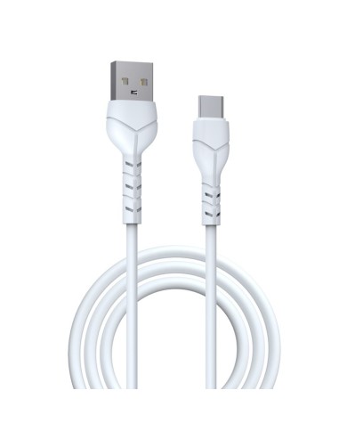 CÂBLE DE CHARGE & DATA USB VERS MICRO-USB DEVIA KINTONE EC144 (1M, 2.1A) - BLANC