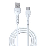 CÂBLE DE CHARGE & DATA USB VERS MICRO-USB DEVIA KINTONE EC144 (1M, 2.1A) - BLANC