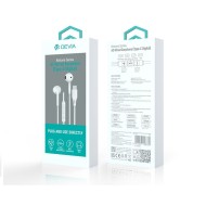 ÉCOUTEURS FILAIRES NUMÉRIQUES USB-C DEVIA KINTONE A3 - BLANC