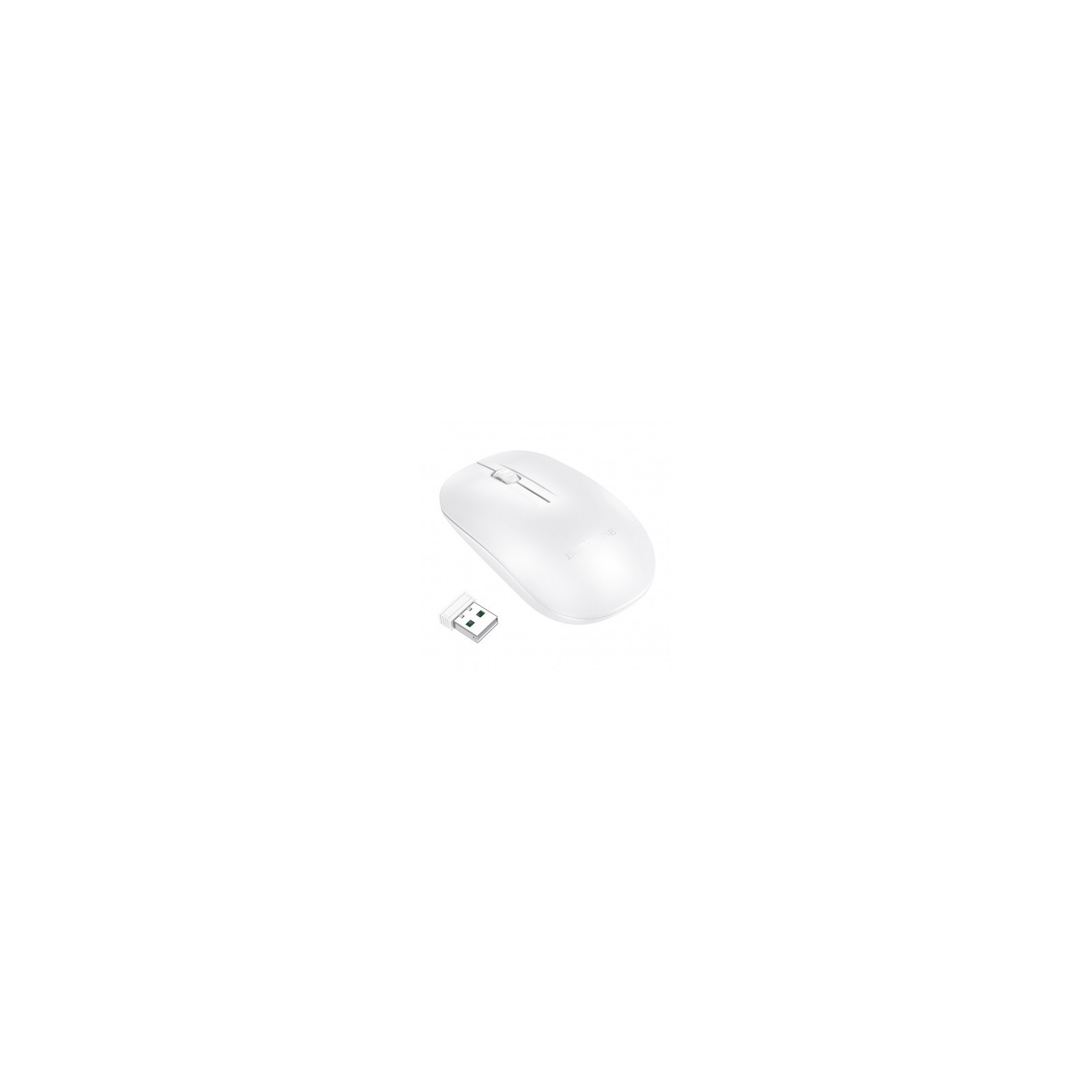 SOURIS SANS FIL BOROFONE BG14 PLANET (BT / 2.4G, 1000 DPI) - BLANC