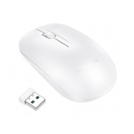 SOURIS SANS FIL BOROFONE BG14 PLANET (BT / 2.4G, 1000 DPI) - BLANC