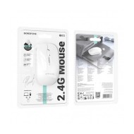 SOURIS SANS FIL BOROFONE BG14 PLANET (BT / 2.4G, 1000 DPI) - BLANC