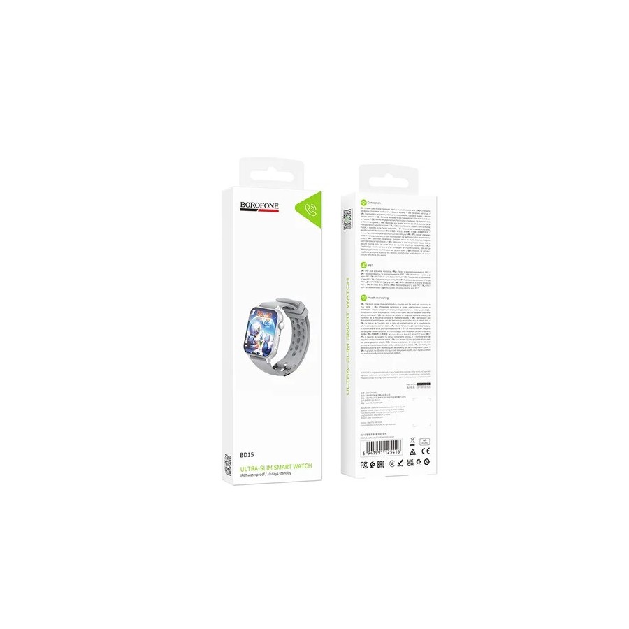 SMARTWATCH BOROFONE BD15 CALL - ARGENT