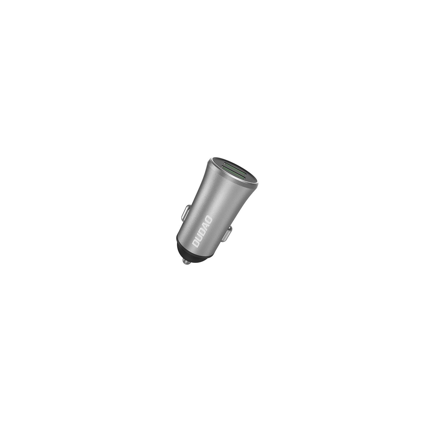 CHARGEUR ALLUME-CIGARE VOITURE - DUDAO R6S ARGENT (2xUSB-A)
